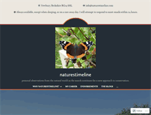 Tablet Screenshot of naturestimeline.com